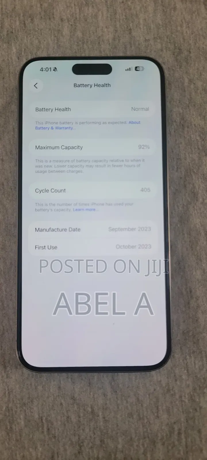 Apple iPhone 15 Pro Max 256 GB Silver