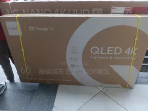 Syinix Smart Qled Googel TV 65 Inch Andraid Framless 2026 Quality H