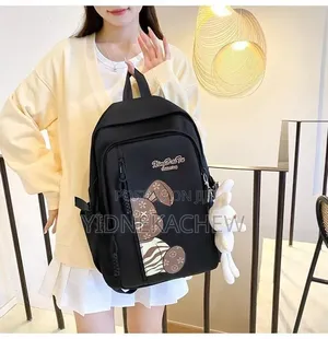 Black Colour School Bag