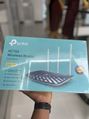 TP-Link AC-750 Wireless Router Dual Band(Archer C20)