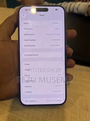 Apple iPhone 15 Pro Max 256 GB Silver