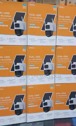 Imou 1omp Dual-Lens Outdoor Battery Camera With 8w Solar Panel