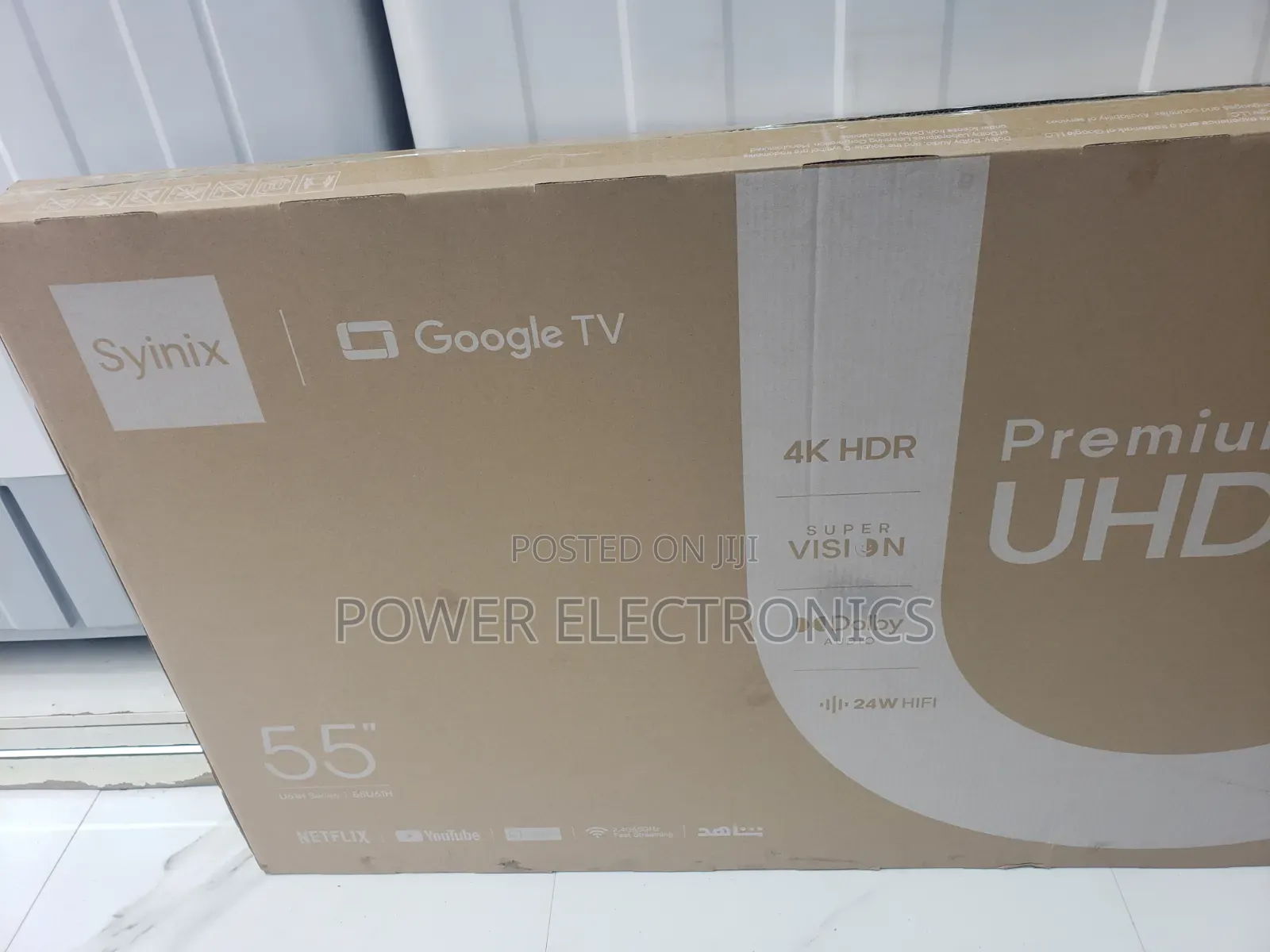 Syinix 55"inch Google Fremless TV