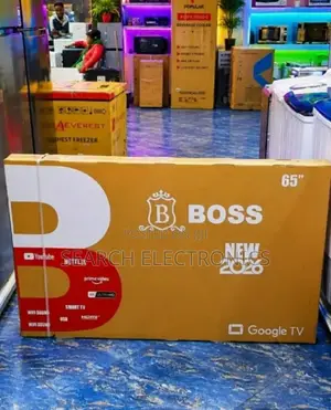 Boss 65"inch Google Fremless TV Televishion