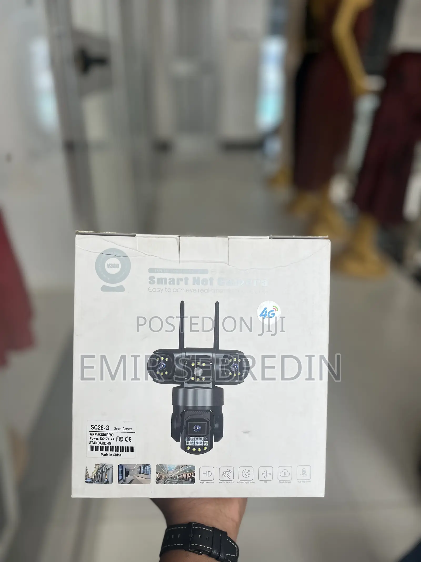 Smart Net Security Camera With 3 Lenses