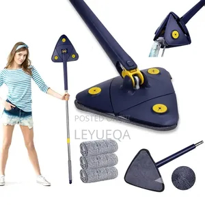 የቤት መወልወያ 360° Rotatable Triangular Self-Squeezing Mop.