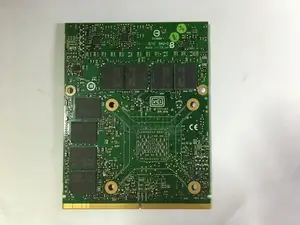 Msi Gt72s Ms-1782 Video Graphics Card Ms-1w0t1 M980 GTX 980m 8gb