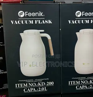 Feenik Vacuum Flask Thermos Featuring a Generous 2.0L Capacity
