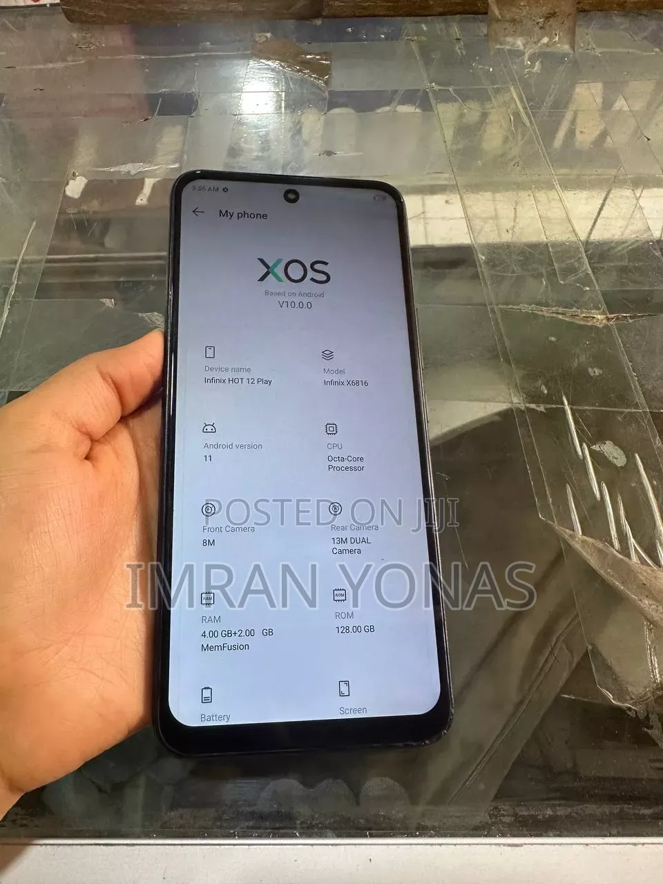 Infinix Hot 12 play 128 GB Black