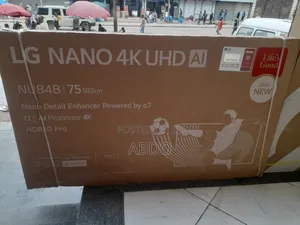 LG Nano Uhd Al Smart Qled TV 75inch Andraid Framless TV 2026 Hifi