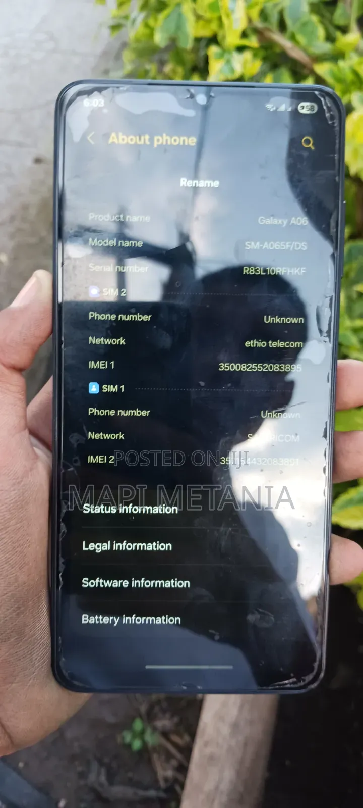 Samsung Galaxy A06 64 GB Black