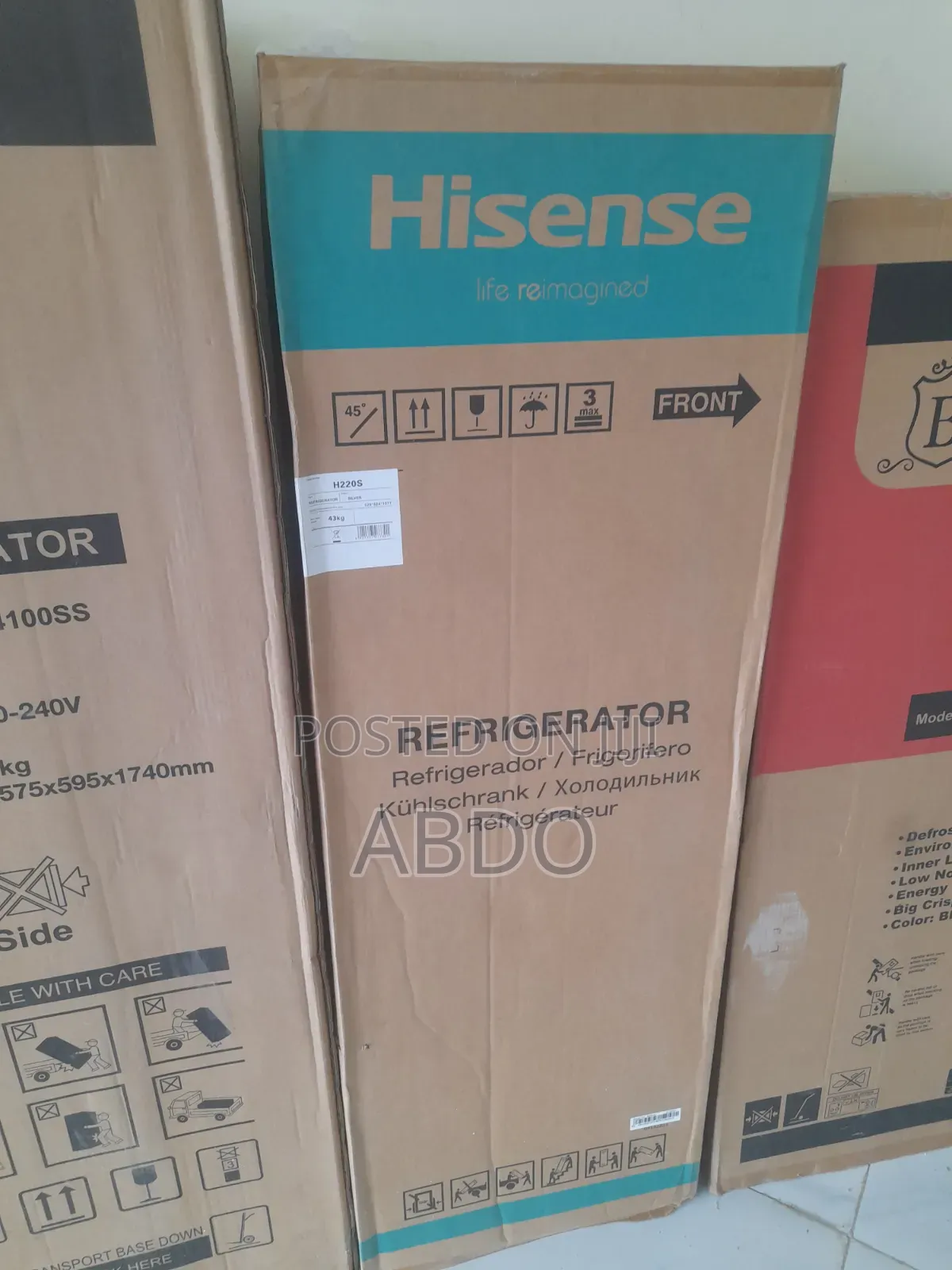 Hisense Refrigerator Model H 220s Quality Ferej Size 60X60