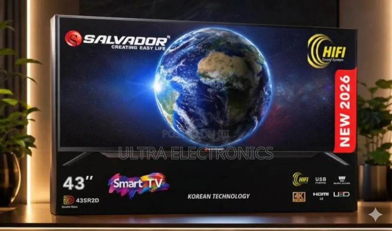 Salvador 43" Smart Android TV የቤትዎን መዝናኛ በSalvador