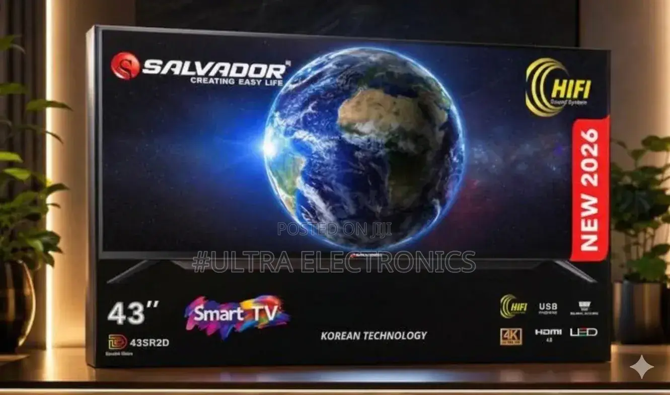 Salvador 43" Smart Android TV የቤትዎን መዝናኛ በSalvador