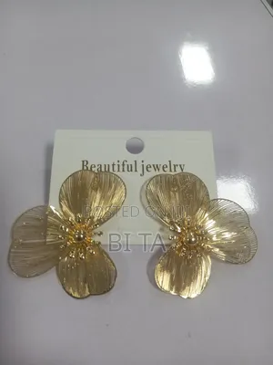 Half Flower Earrings