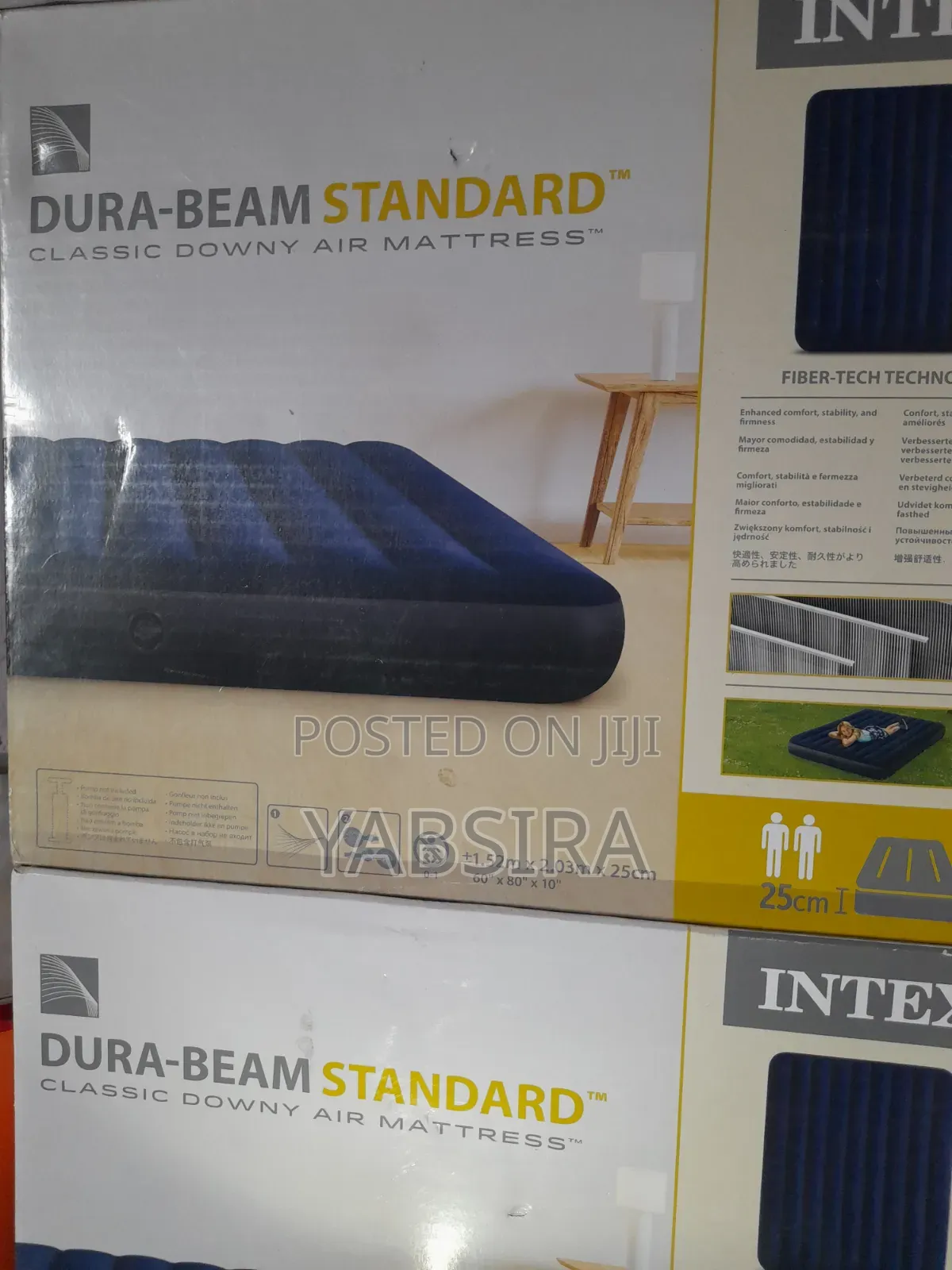 አስገብተናል Intex Air Mattress 137*191*25cm