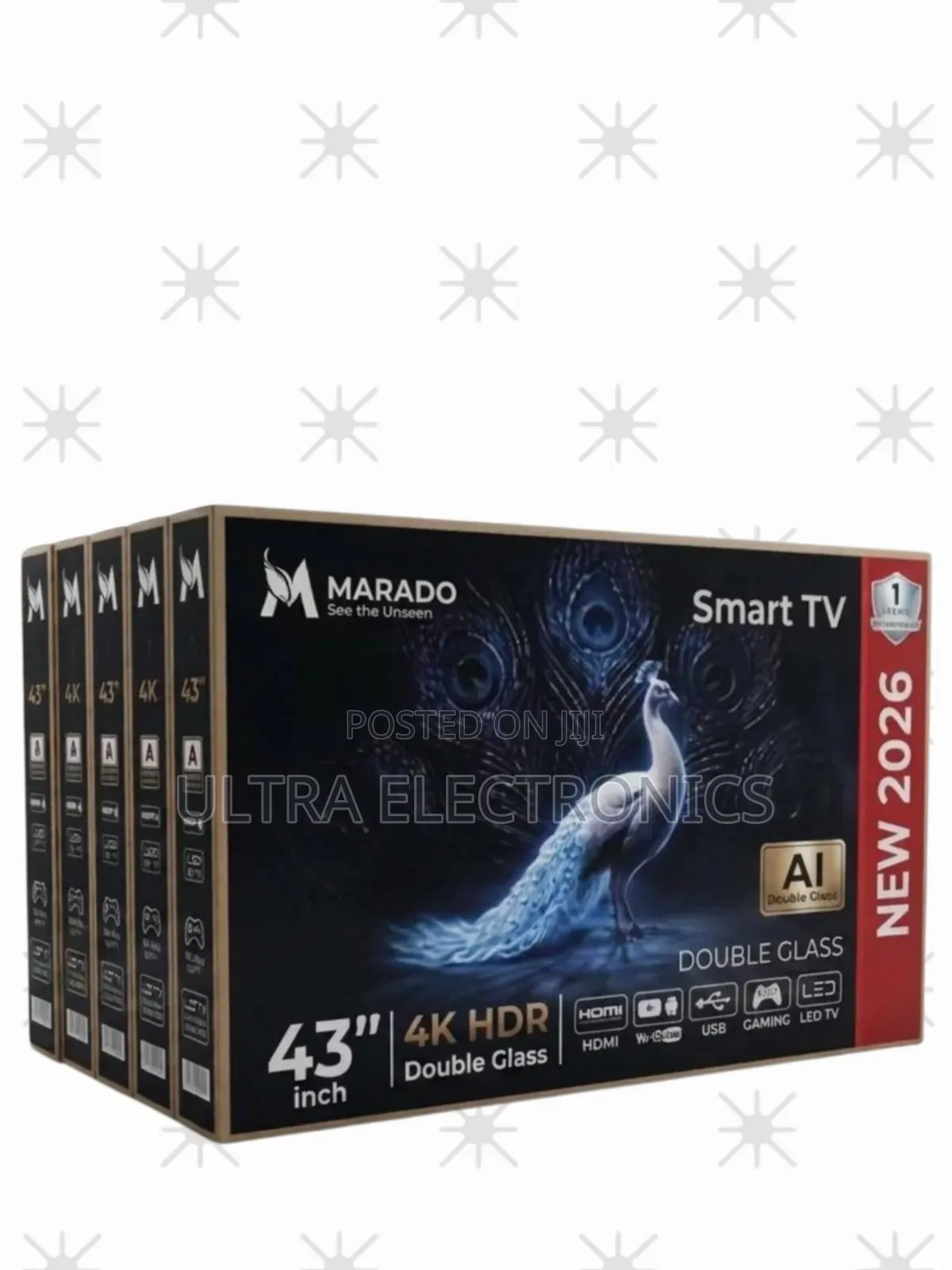 Marado 43" HDR Smart TV 43" Ultra HDR Technology