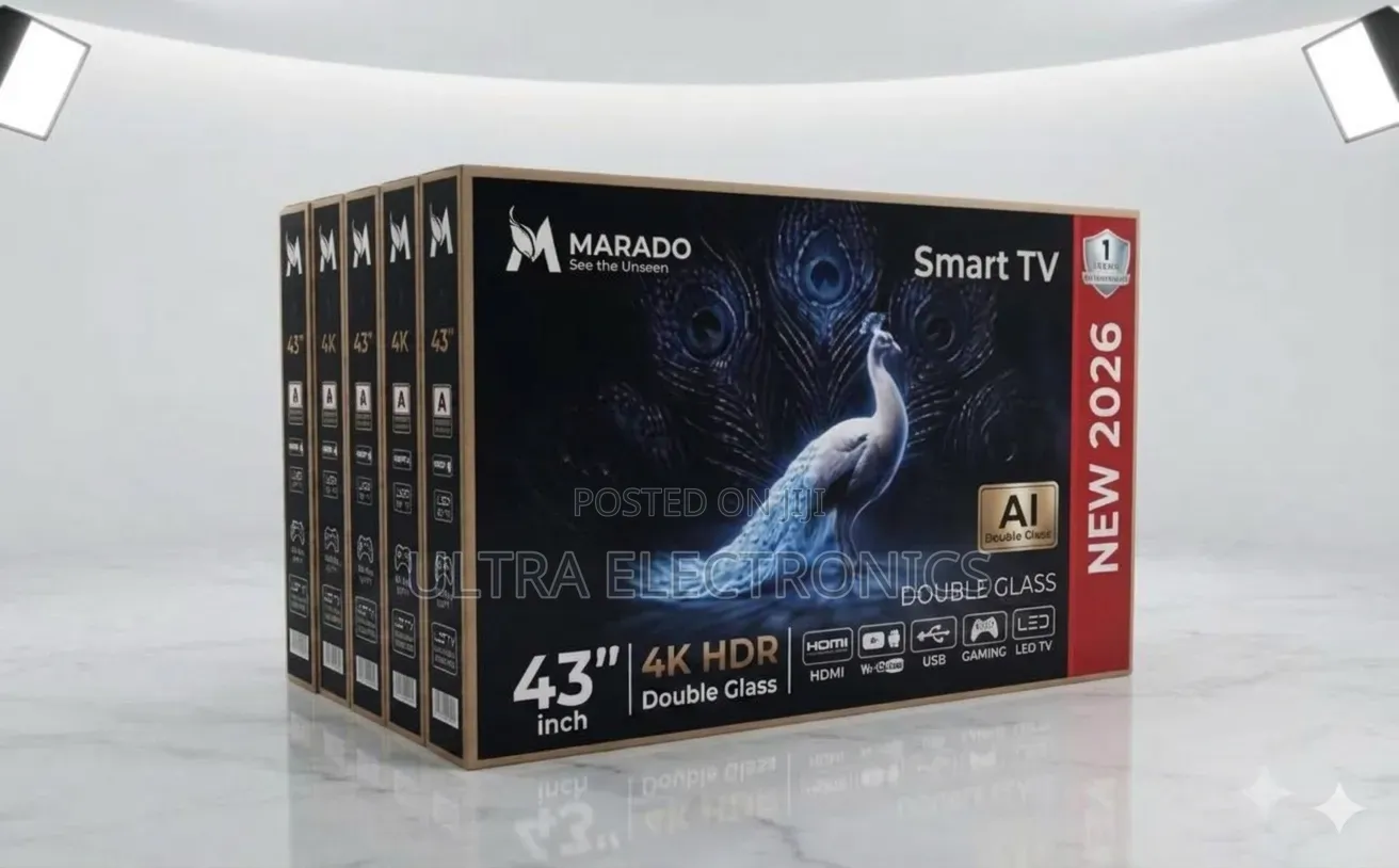 Marado 43" HDR Smart TV — 2026 የቤትዎን መዝናኛ ወደ አዲስ ደረጃ ያሻሽሉ!
