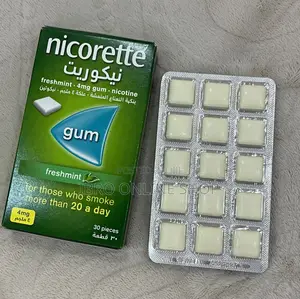Nicotine / ሲጋራ ማጨስ ለማቆም የሚረዳ ማስቲካ