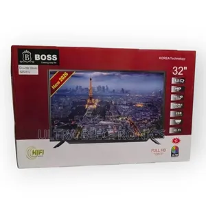 Boss 32" Smart TV 32-ኢንች ማሳያ Smart TV Wi-Fi Connectivity