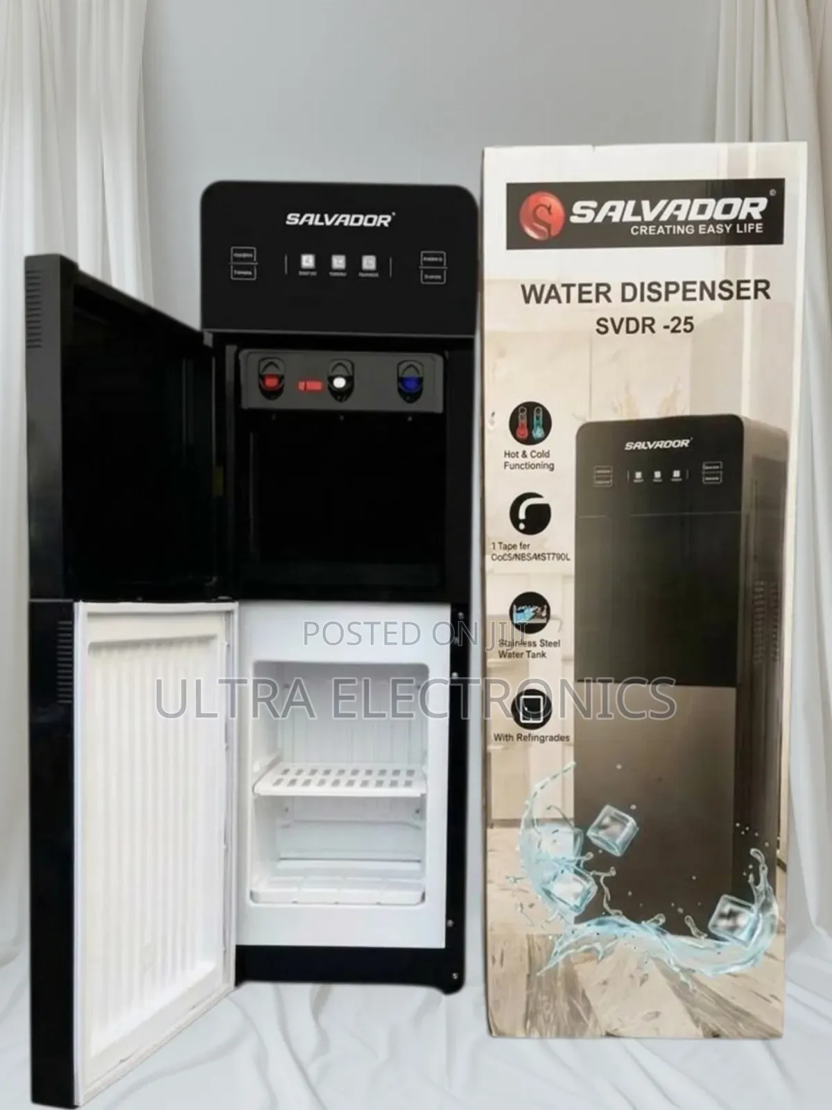Salvador SVDR-25 Water Dispenser Hot, Cold Normal Water