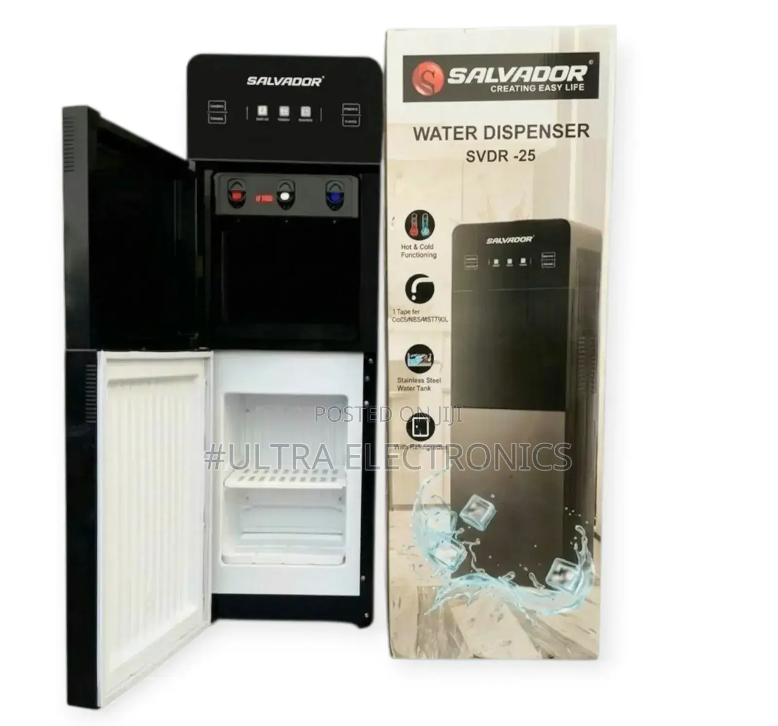 Salvador SVDR-25 Water Dispenser Stylish Black Design