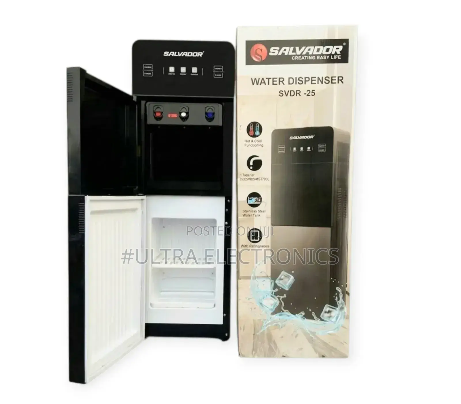 Salvador SVDR-25 Water Dispenser Stylish Black Design