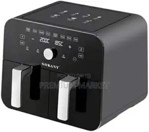 Airfryer Sokany Oil Fre Airfryer 10litre ሳካኒ ያለዘይት መጥበሻ