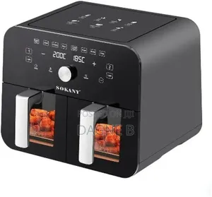 Airfryer Sokany Oil Fre Airfryer 10litre ሳካኒ ያለዘይት መጥበሻ