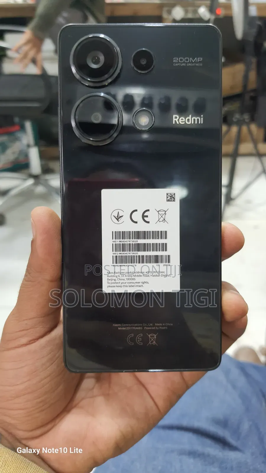 New Xiaomi Redmi Note 13 Pro 5G 256 GB Black