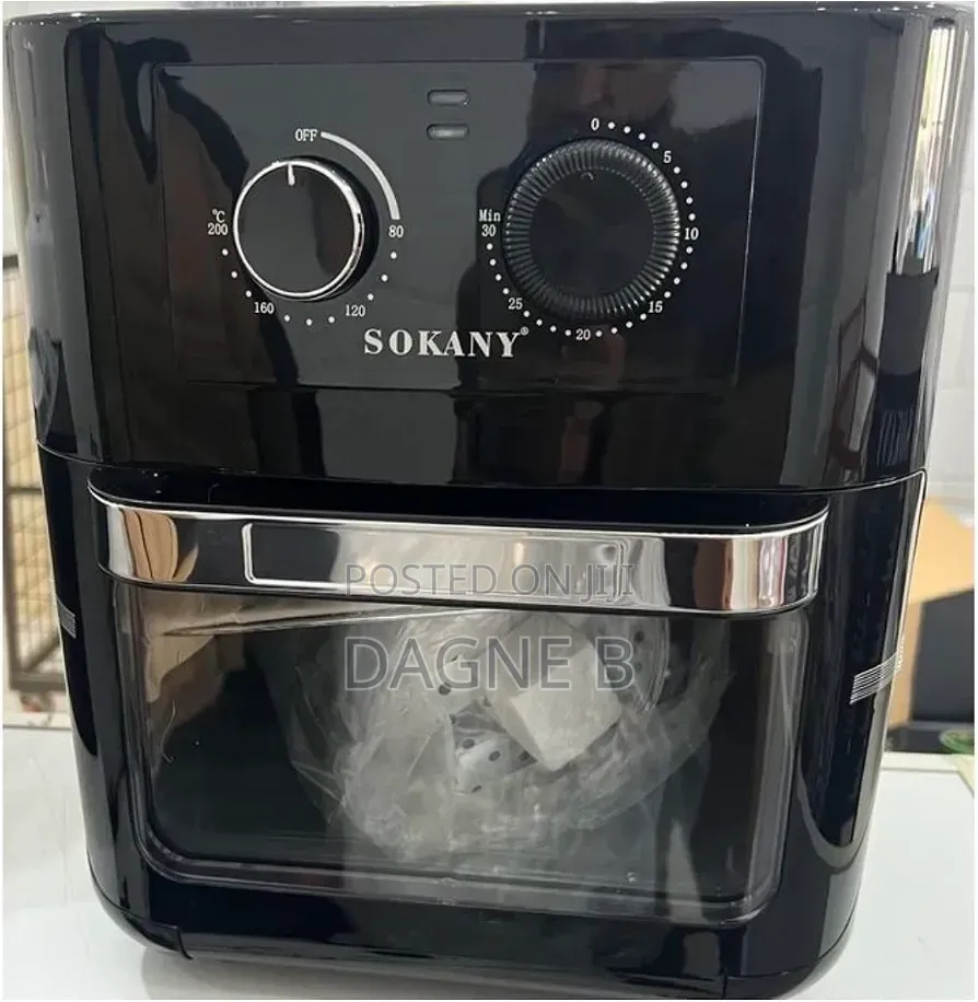Airfryer Sokany Oil Free Fryer 12 Litre ሶካኒ ያለዘይት መጥበሻ