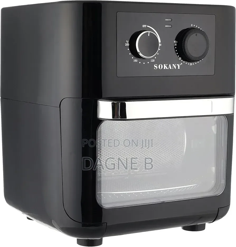 Airfryer Sokany Oil Free Fryer 12 Litre ሶካኒ ያለዘይት መጥበሻ