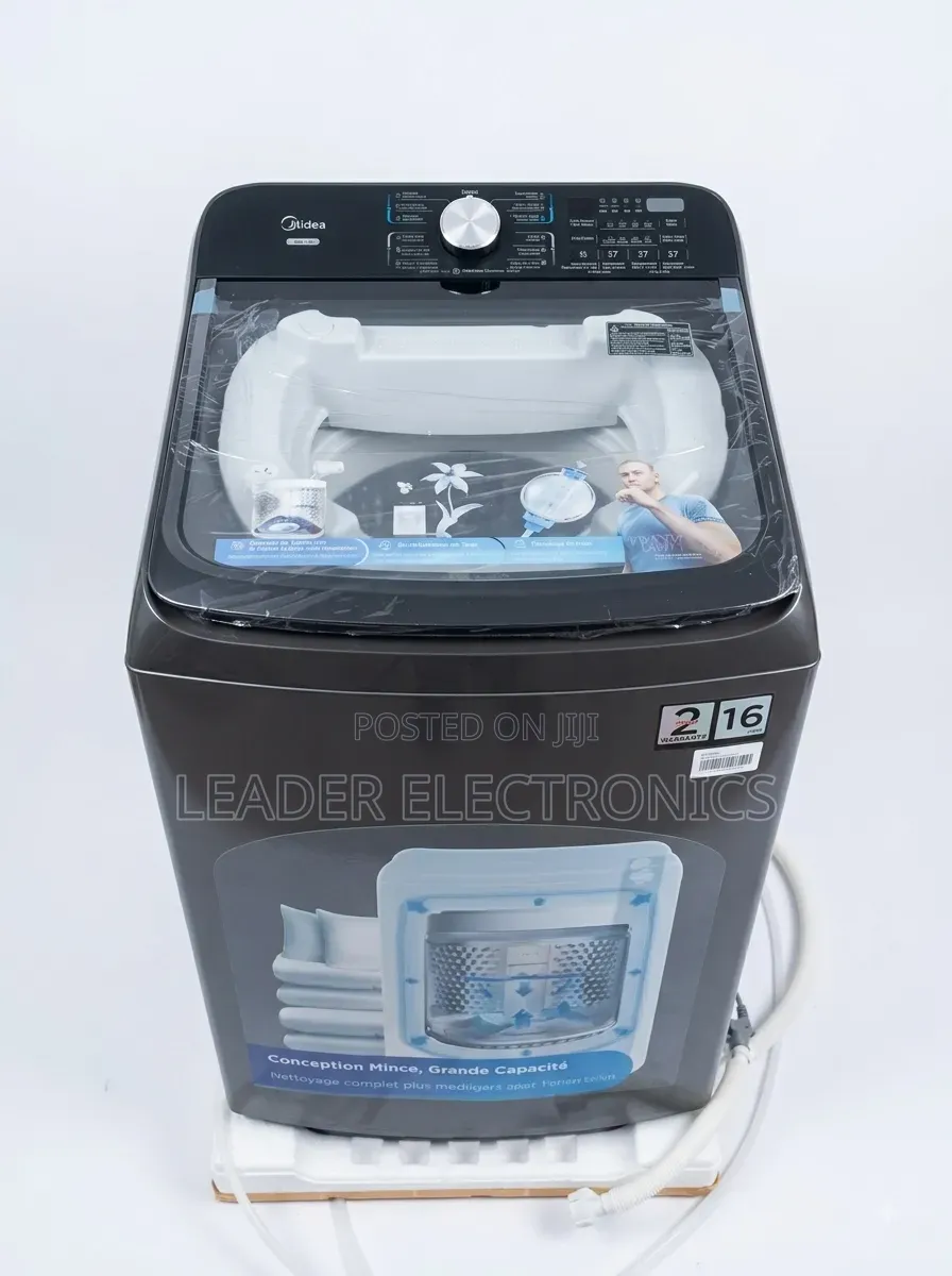 Midea Automatic Washing Machine 16KG – Original | 2-Year Warranty