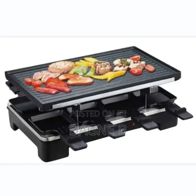 Electric Grill Sokany Raclette Table Grill የኤሌክትሪክ ግሪል መስሪያ