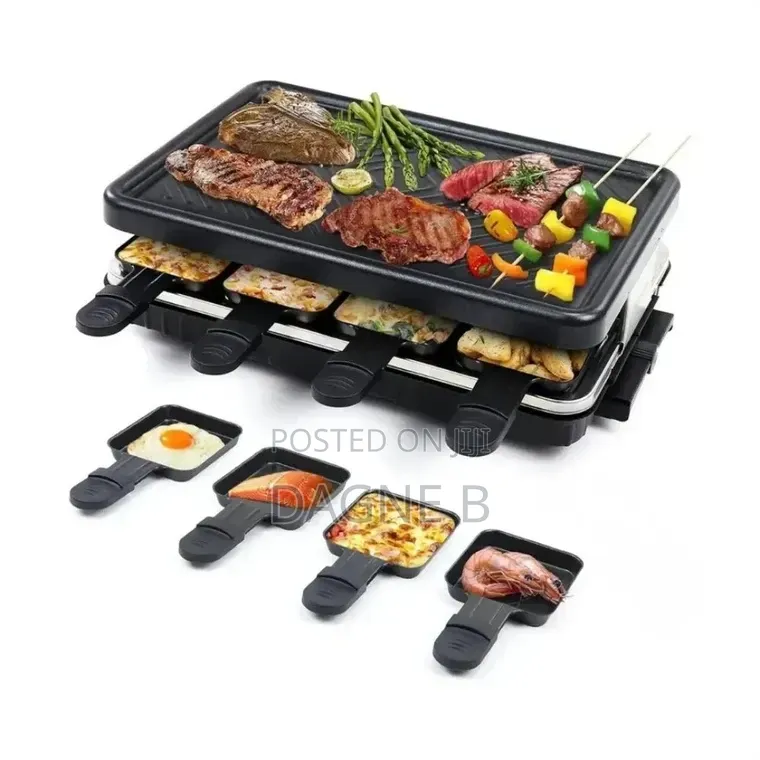 Electric Grill Sokany Raclette Table Grill የኤሌክትሪክ ግሪል መስሪያ