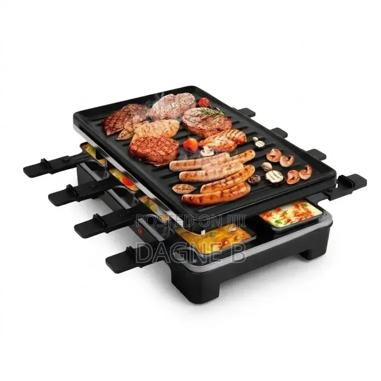 Electric Grill Sokany Raclette Table Grill የኤሌክትሪክ ግሪል መስሪያ