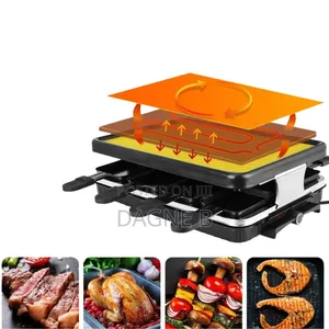 Electric Grill Sokany Raclette Table Grill የኤሌክትሪክ ግሪል መስሪያ