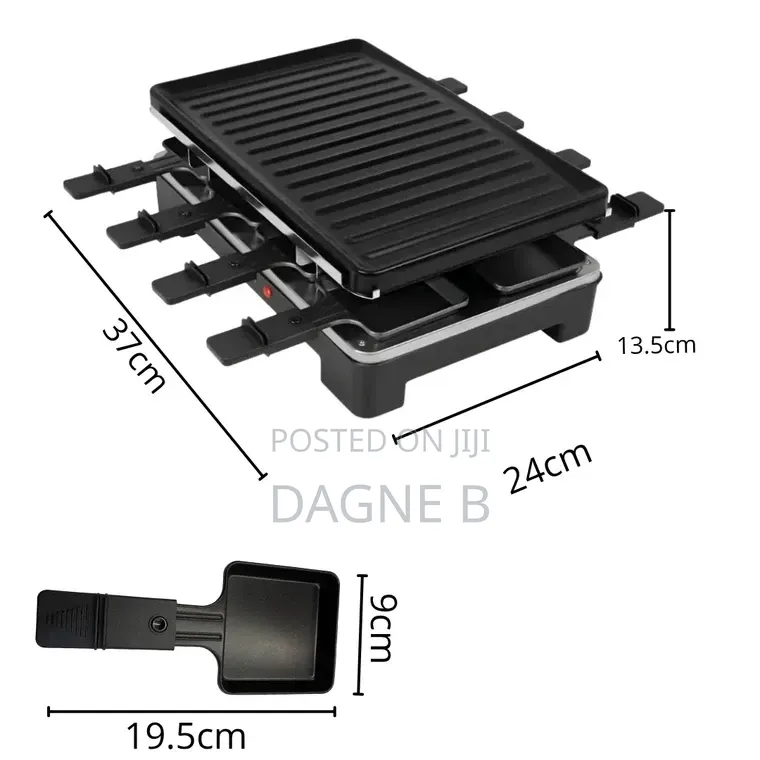 Electric Grill Sokany Raclette Table Grill የኤሌክትሪክ ግሪል መስሪያ
