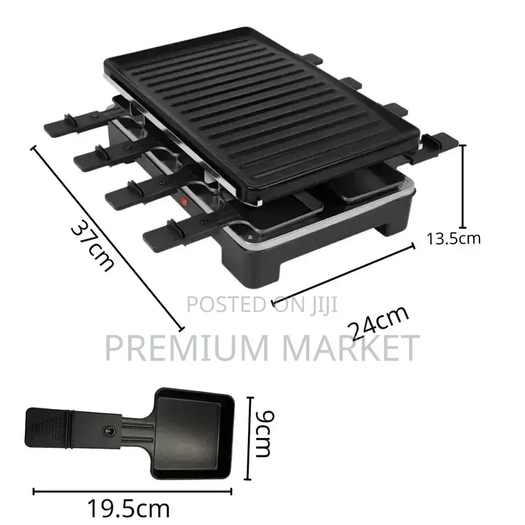 Grill Electric Sokany Raclette Table Grill የኤሌክትሪክ ግሪል መስሪያ