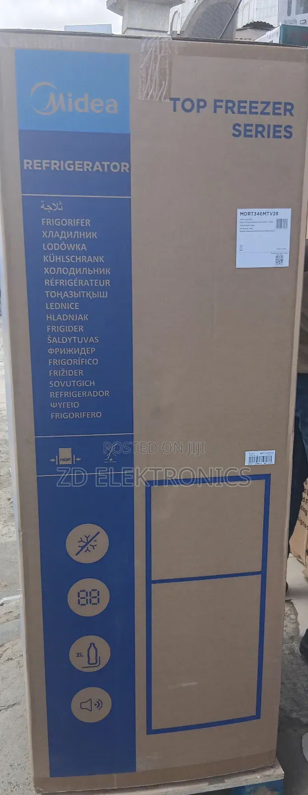 MIdeea Refrigerator Top Freezezr Series Refrig Erator Frigorifer Mdr34