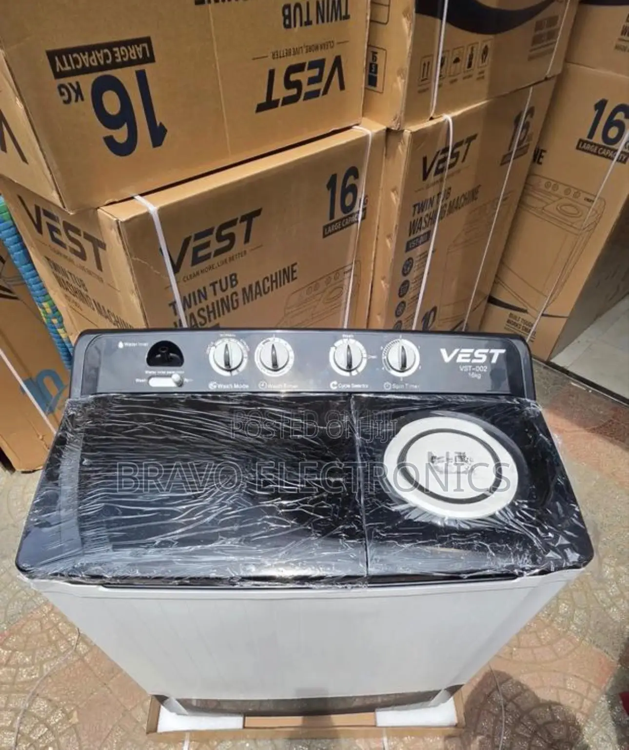  VEST 16KG Washing Machine | Copper Motor | 10-Year Warranty