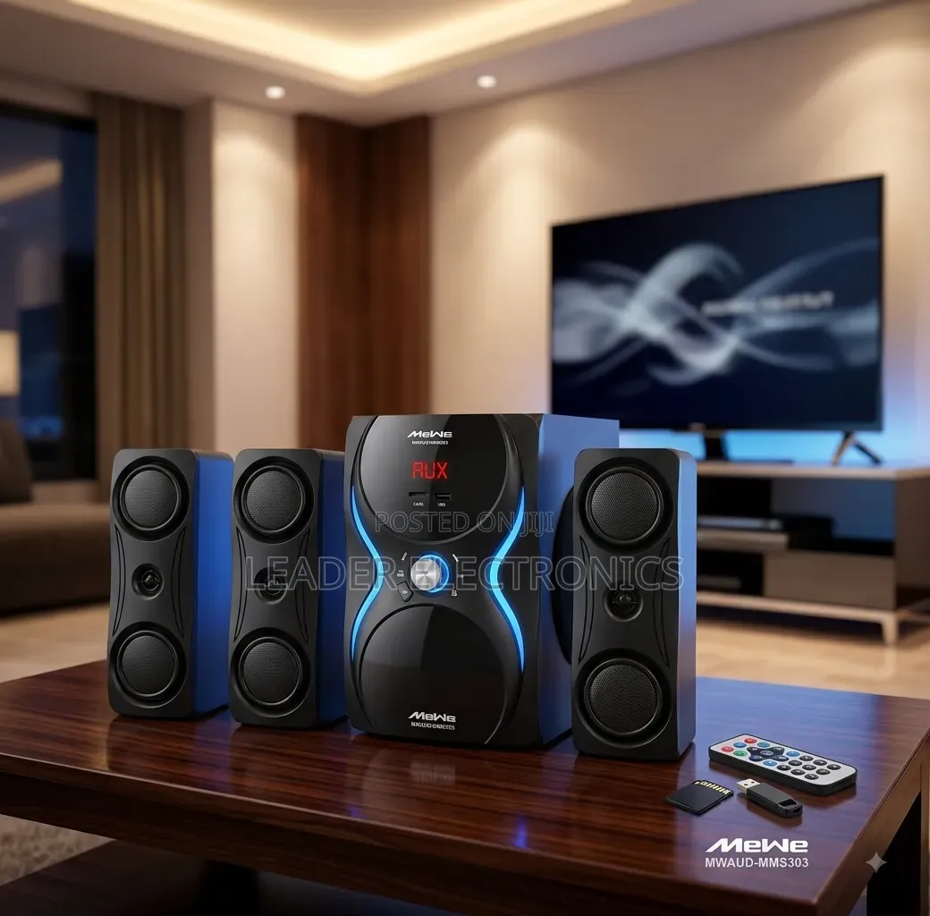 Mewe 3.1ch Multimedia Speaker System
