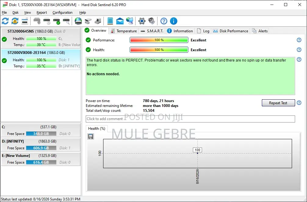 Seagate Harddrive 2TB