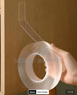 1 Roll Multi-Purpose Double-Sided Tape, Daily Transparent Strong