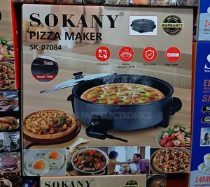 SOKANY Pizza Maker – 1600W Electric Pizza Oven Multi-Function Cooker