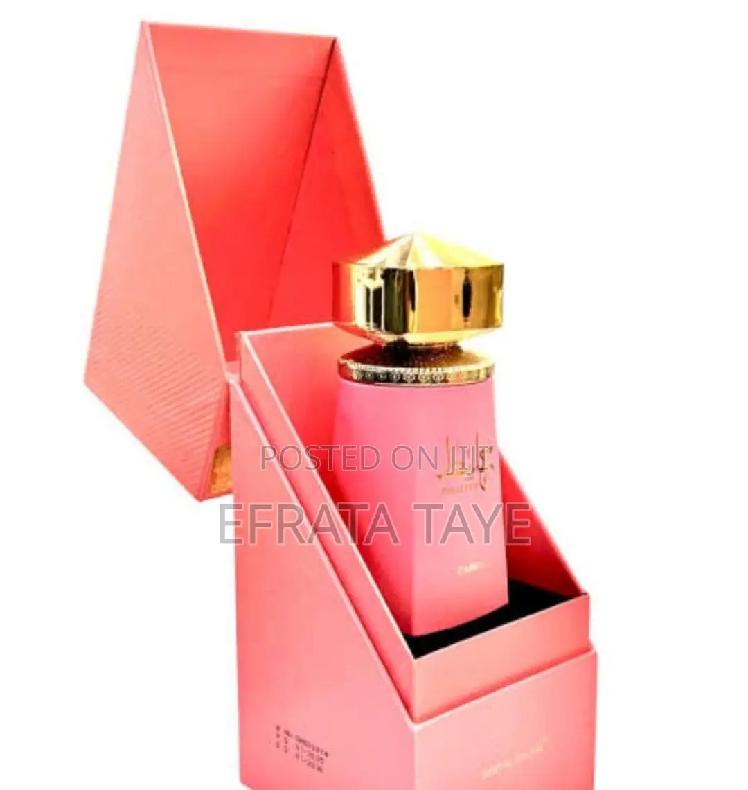 Perfume ​Pink Mukhallat (Highlights the Bottle Color & Scent)
