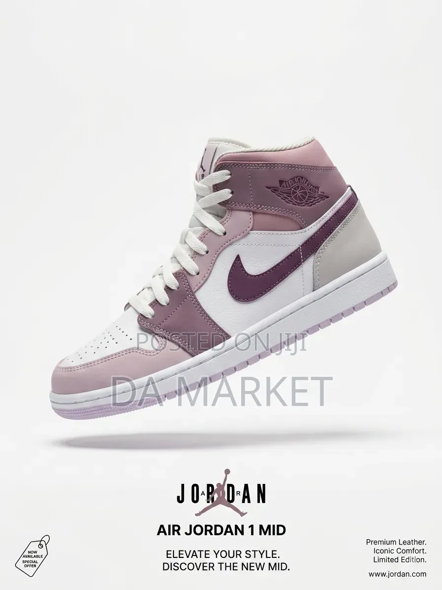 Air Jordan 1 Mid 'Indigo Haze'