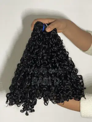 ORIGINAL 18 Inch Black Pixi Human Hair 3 Piece