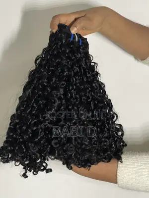 ORIGINAL 18 Inch Black Pixi Human Hair 3 Piece
