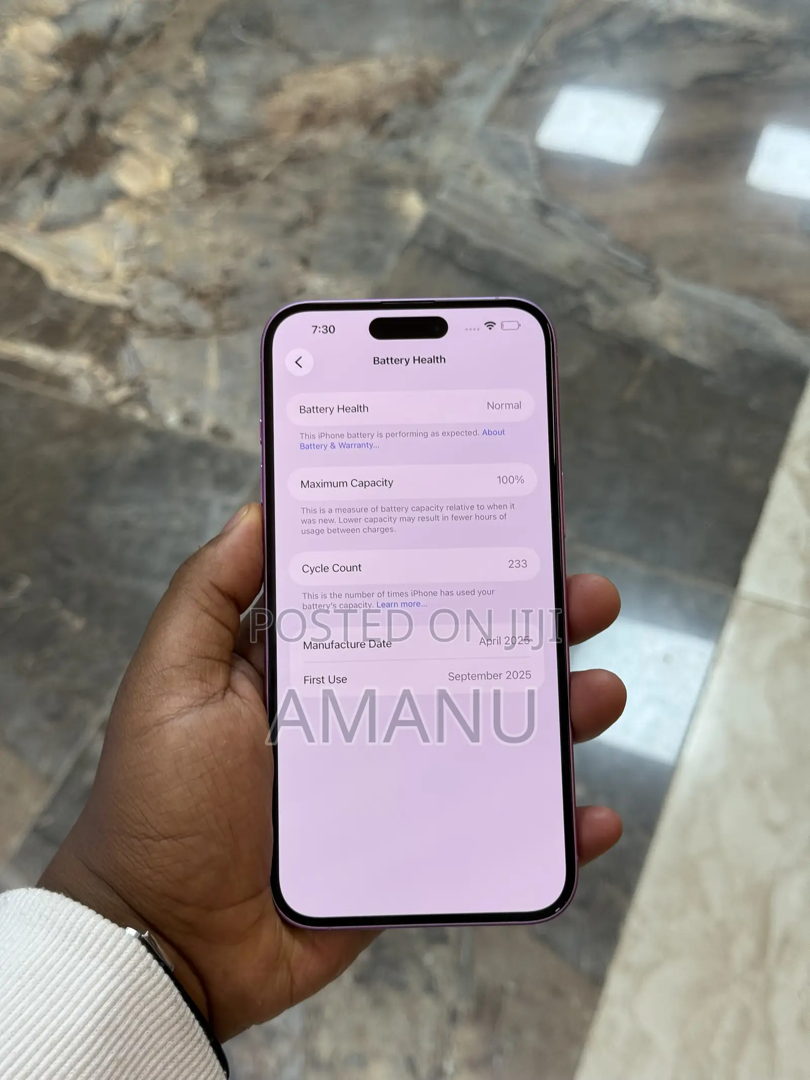 New Apple iPhone 16 Plus 128 GB Pink